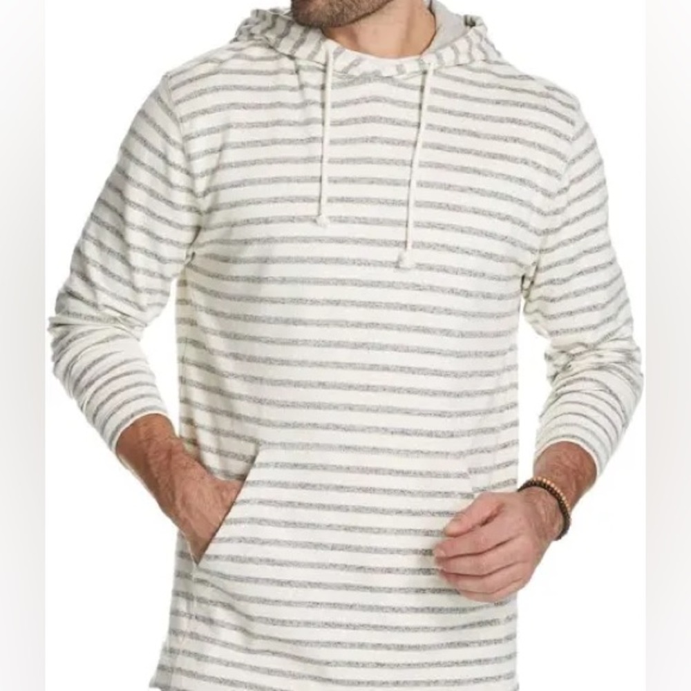 American Rag White Strap Hoodie